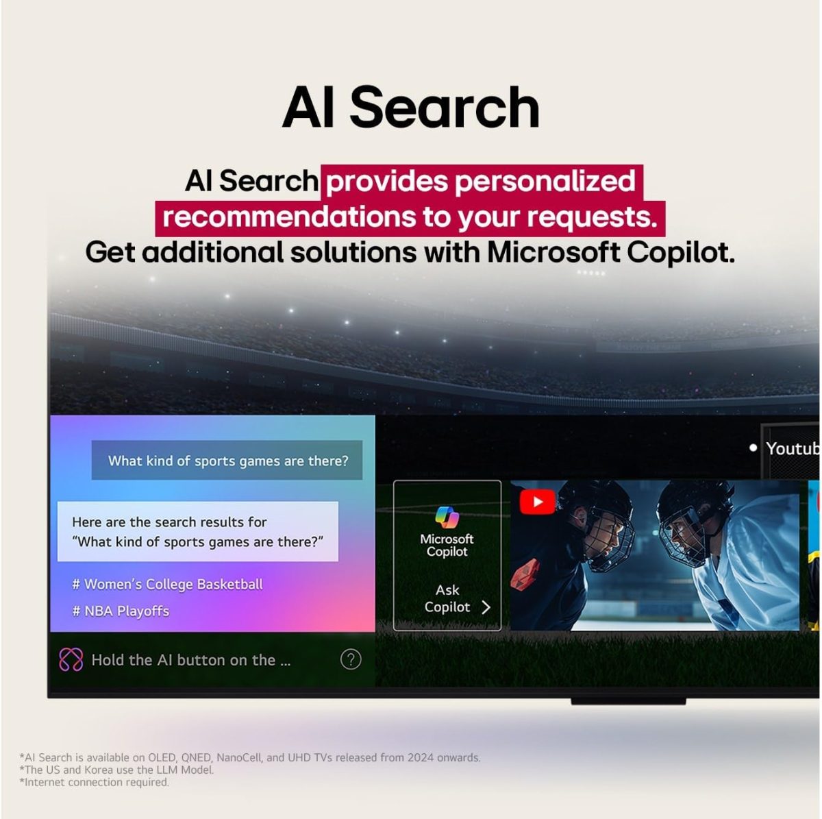 ⁦تلفزيون LG ذكي 65 بوصة UHD AI موديل 65UA85006LA – دقة 4K مع Magic Remote (إصدار 2025)⁩ - الصورة ⁦5⁩