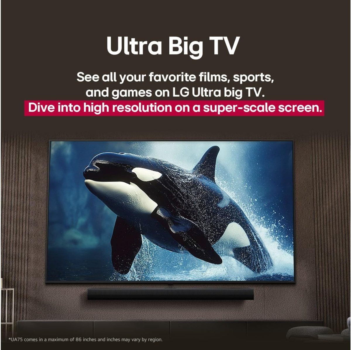 ⁦تلفزيون LG ذكي 50 بوصة UHD AI موديل 50UA84006LB – دقة 4K (إصدار 2025)⁩ - الصورة ⁦8⁩